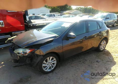 2012 Mazda Mazda3 I Touring z USA, uszkodzony, nr VIN JM1BL1L73C1678769